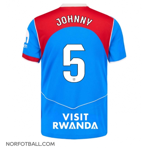 Billige Fotballdrakt Atletico Madrid Johnny Cardoso #5 Replika Tredjedrakt 2025-26 Kortermet Billige Fotballdrakt Atletico Madrid Johnny Cardoso #5 Replika Tredjedrakt 2025-26 Kortermet